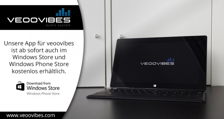 NEU: veoovibes App im Windows Store