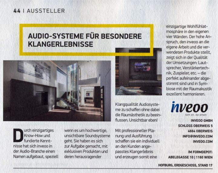 Living & Lifestyle – Oktober 2018