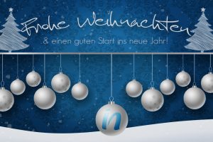 Frohe Weihnachten und einen guten Rutsch ins Jahr 2019!