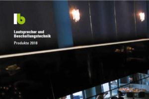 neue Produkte / neuer Katalog von lb Lautsprecher