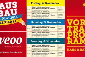 Besuchen Sie unsere Fachvorträge auf der Haus & Bau Messe in Ried